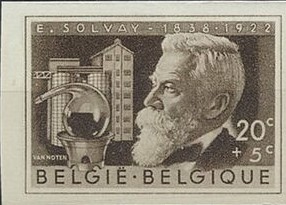 1955 solvay stamp