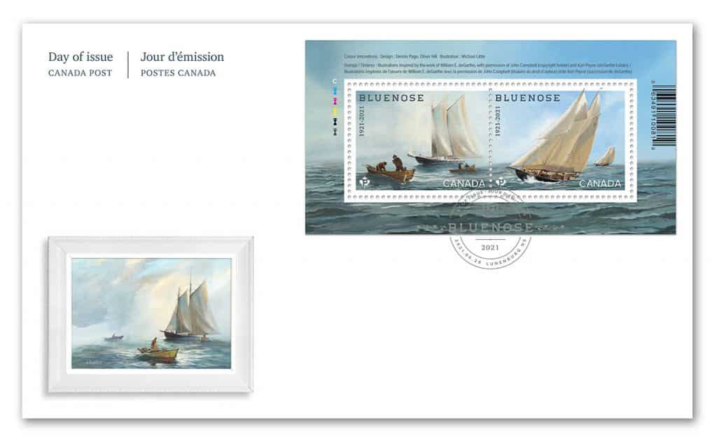 Bluenose, 100th Anniversary FDC