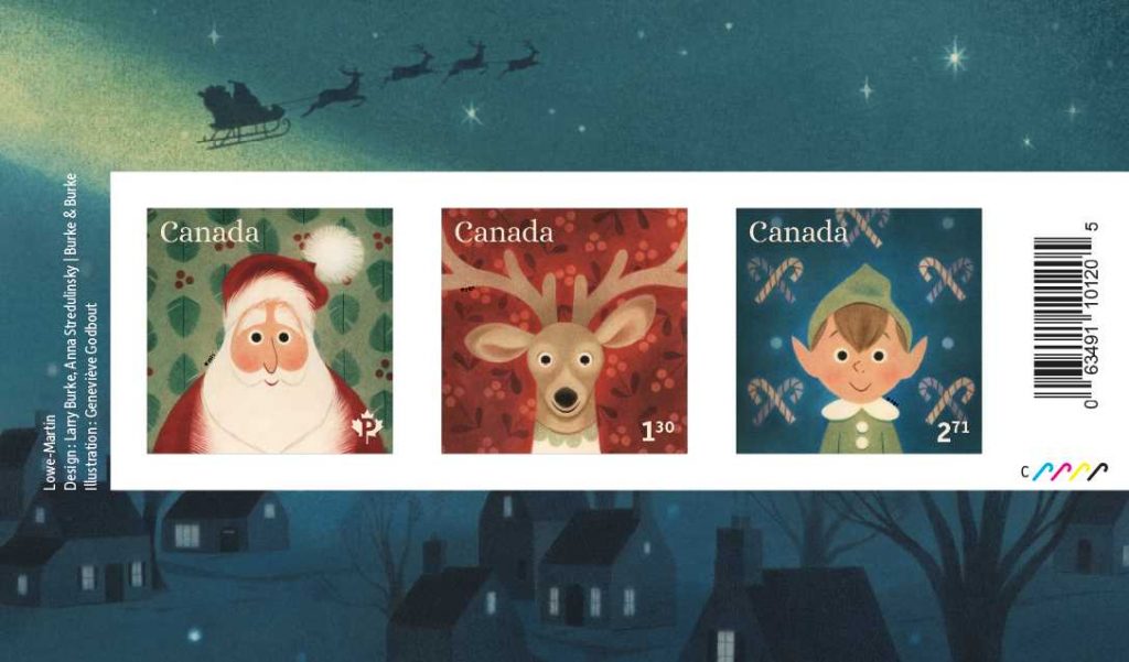Holiday Portraits souvenir sheet