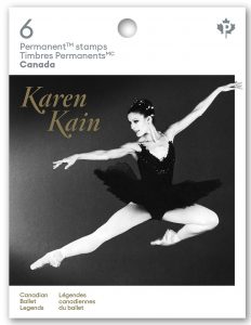 Legends of Canadian Ballet Karen Kain booklet of stamps